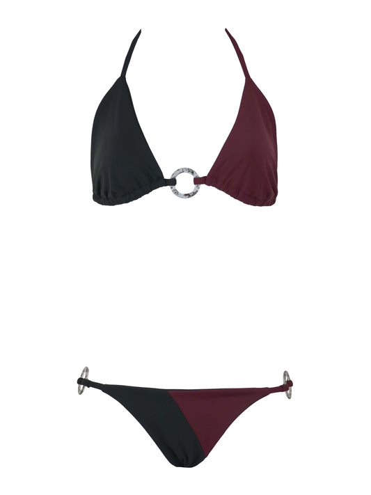 2-Tone Triangle Tie Side Bottoms