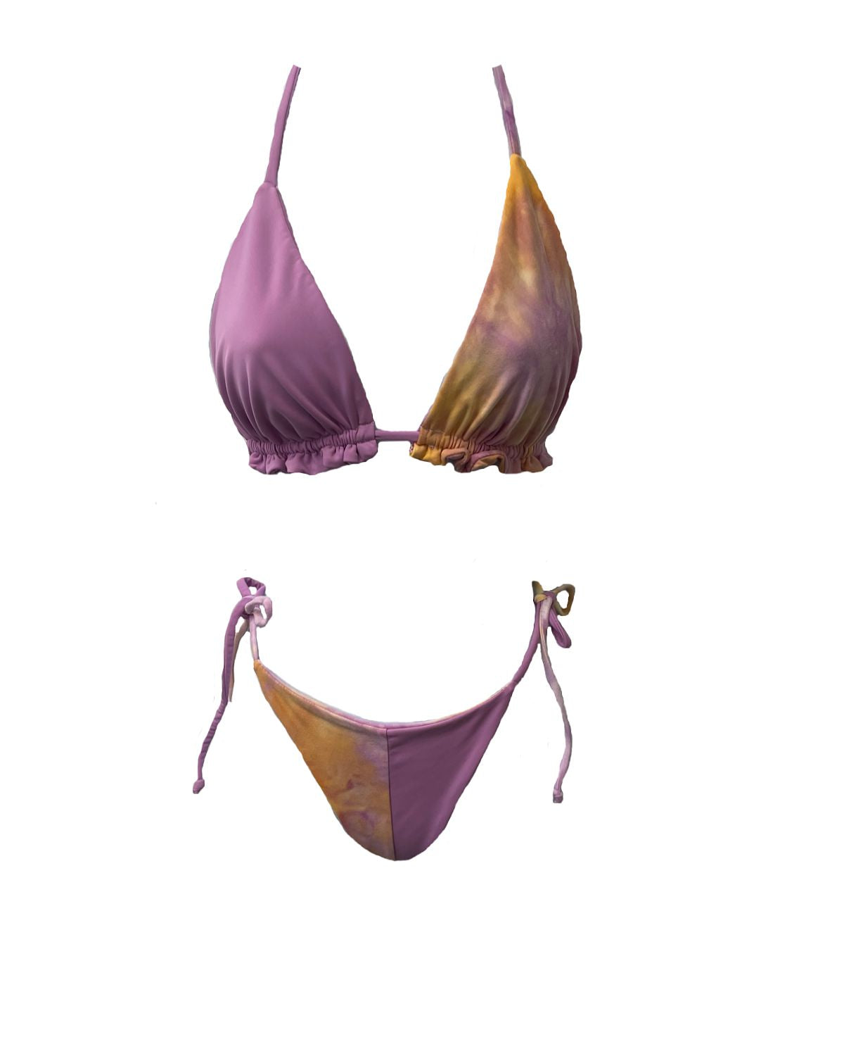 Lilac Tye Dye Thong Bottoms sz.M