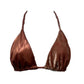 2 Tone Bronze & Velvet Triangle Top sz.L