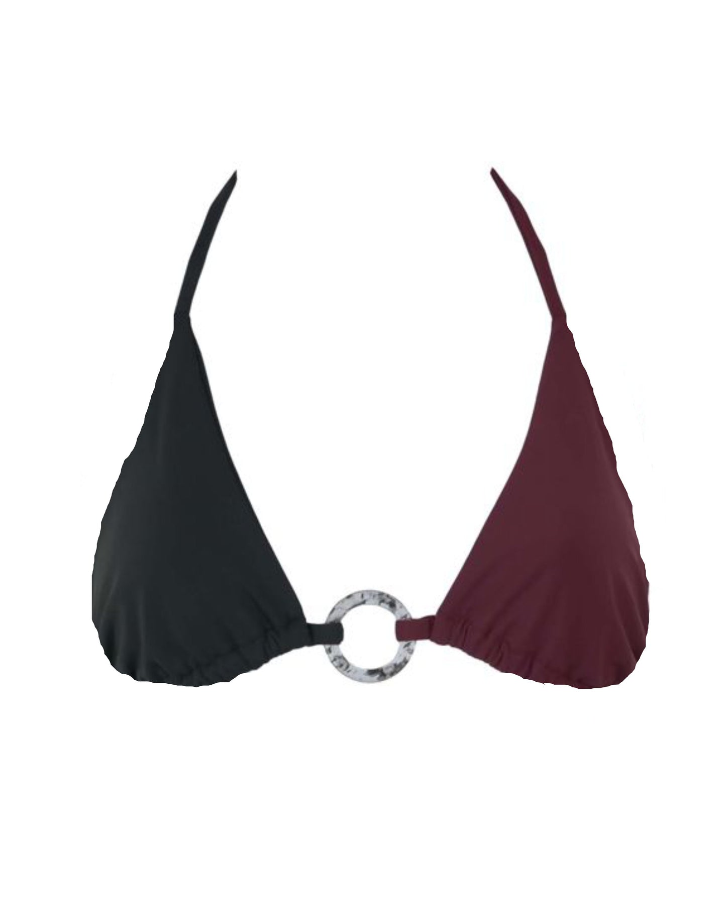 2-Tone Triangle Top With Ring