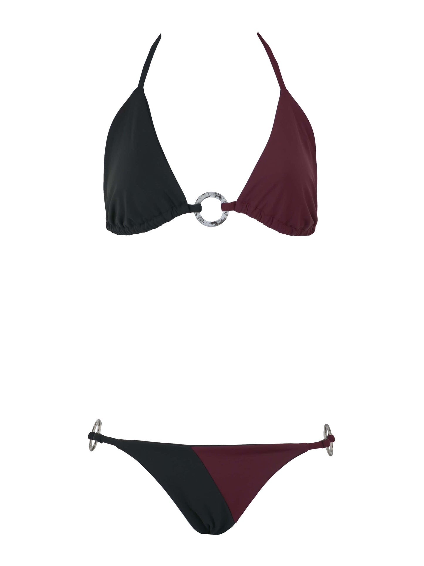 2-Tone Triangle Top With Ring