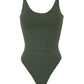 Lace Up Back One-Piece