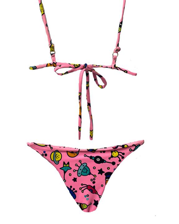 Pink Martian Triangle Top sz.M